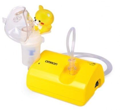 nebulizador para bebê amarelo com ursinho